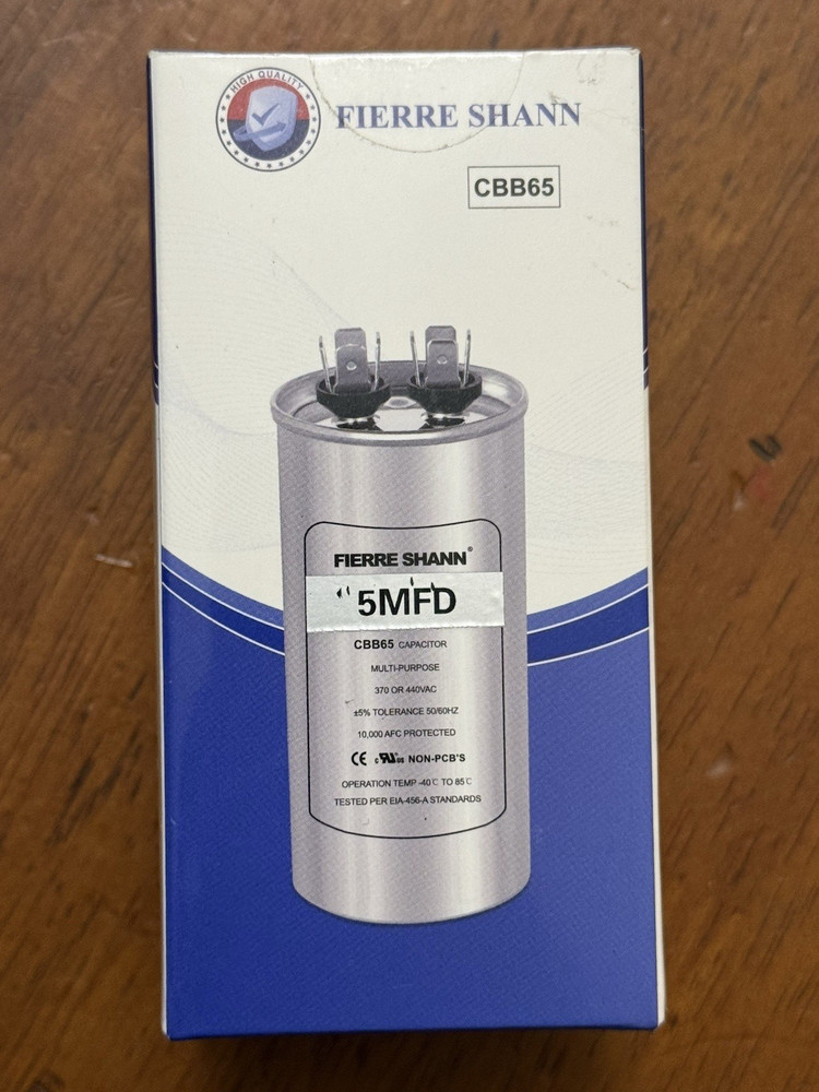 FIERRE SHANN New Air Conditioner Capacitor CBB65