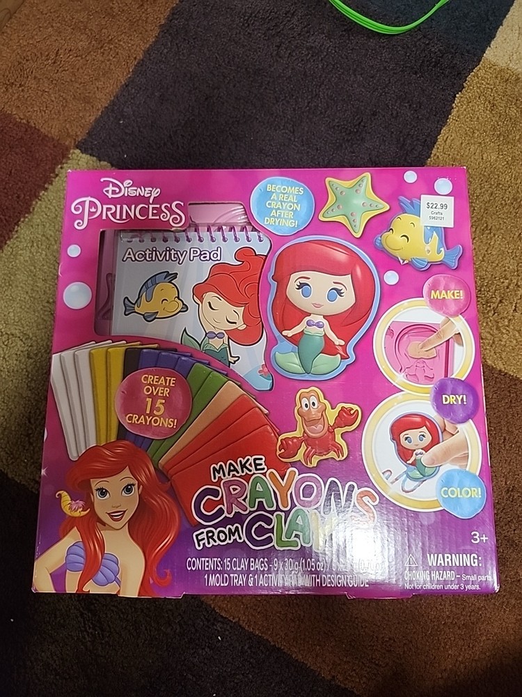 Disney Princess Make Crayons From Clay