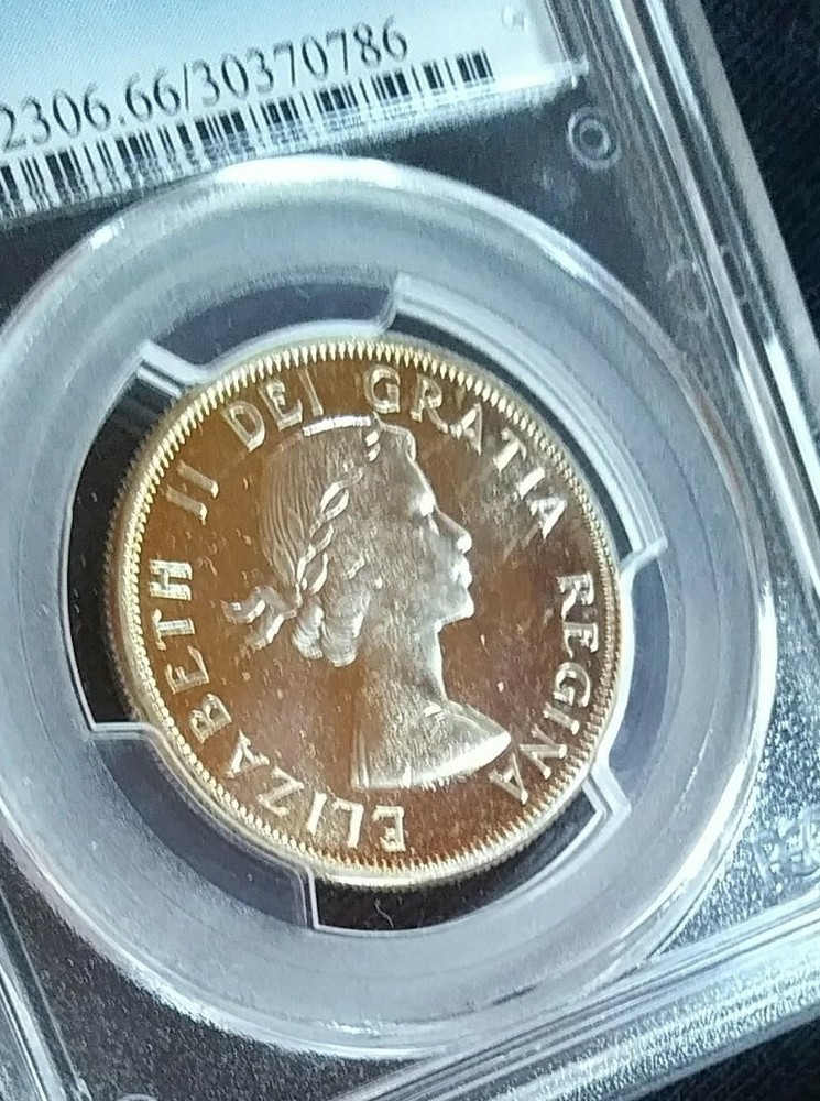 1963 Canada PCGS GOLD SHIELD PL66 SILVER HALF DOLLAR 50c