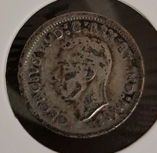 1942 Canada 10 Cents .800 Silver