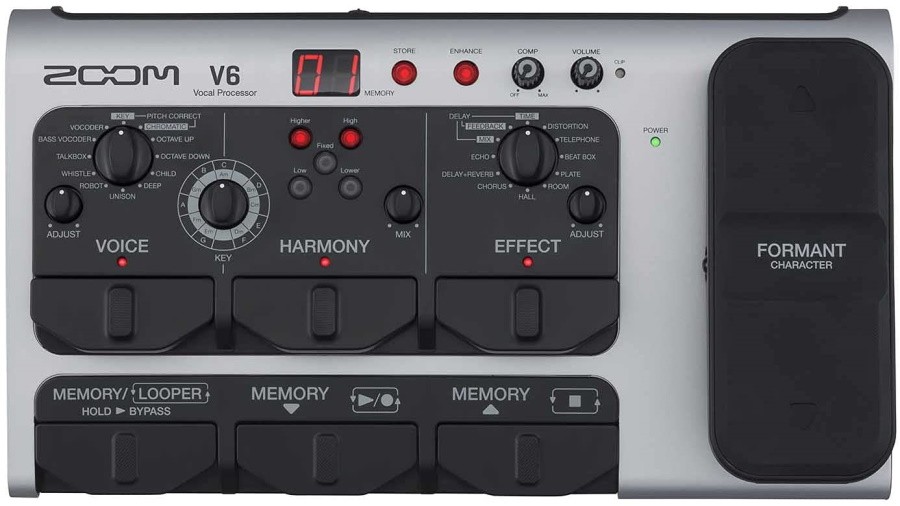 Zoom V6 Vocal Processor, New!