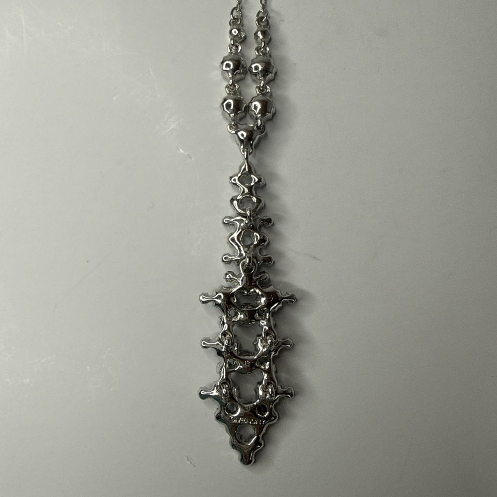 Givenchy Blue Crystal Vintage Y2K Necklace