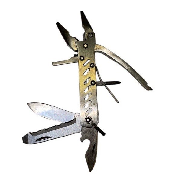 Mini Multi Tool - 10 Tools Belt Clip