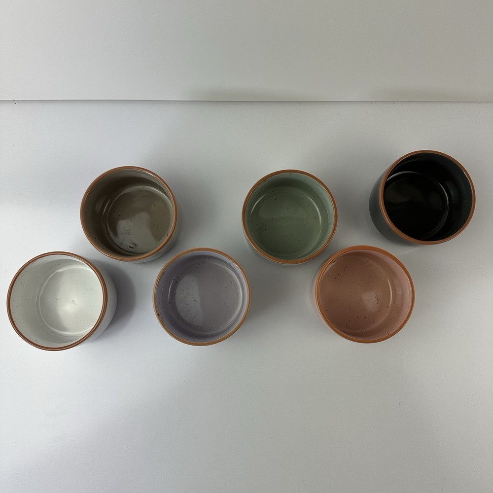 Ceramic Ramekins 8oz Cups Set of 6