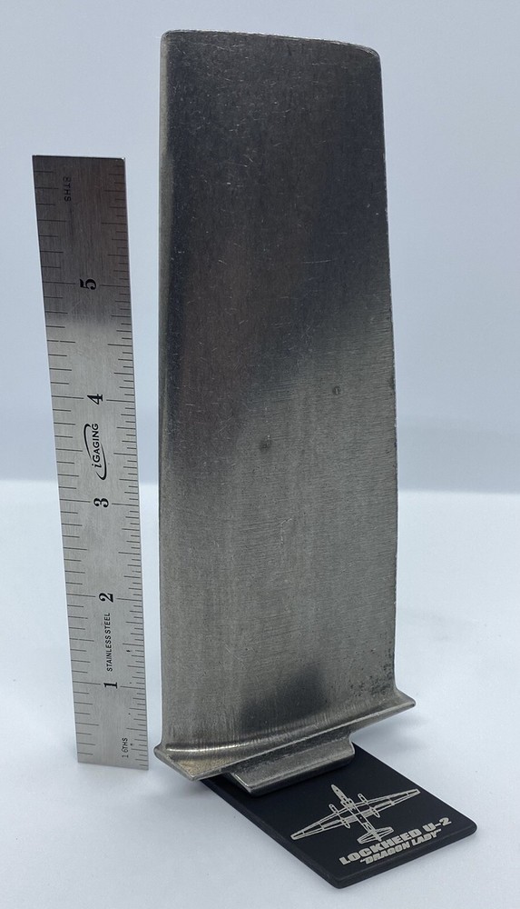 Lockheed U-2 Spy plane Jet Engine Blade Turbine USAF Pilot Gift Skunk Works
