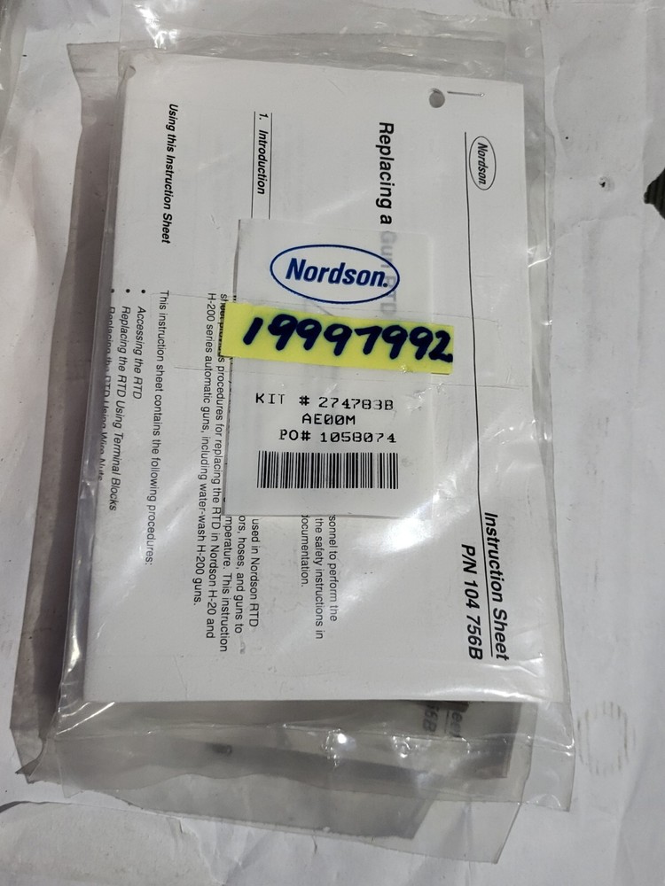 NORDSON 274783B SENSOR REPLACMENT KIT (R4S4.4B1)