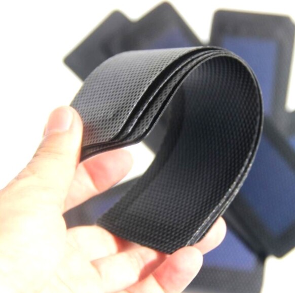 Flexible amorphous silicon thin film solar panel 2V0.5W rollable DIY solar panel