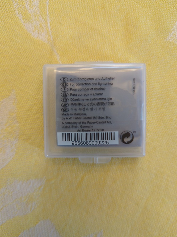 Faber-Castell Kneaded Eraser with Case, Grey (2)