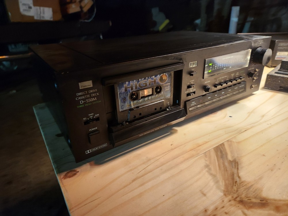 🔥 Rare Sansui D-550M Cassette Deck. Tested Working 💪 🔥