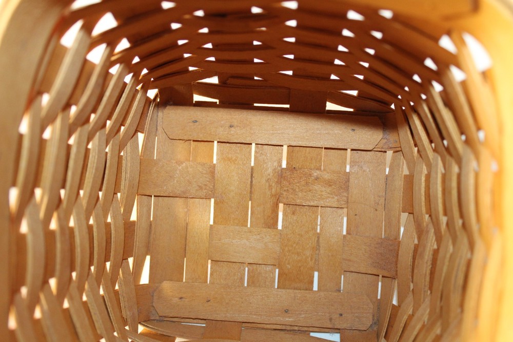 2000 Longaberger Warm Brown Square Basket