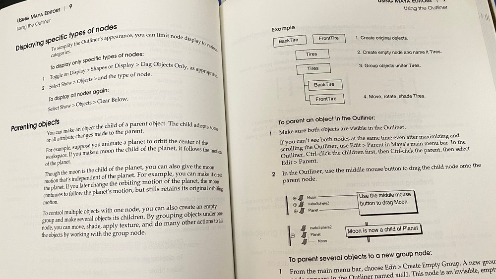 Alias Wavefront Maya 3 Manuals - Silicon Graphics