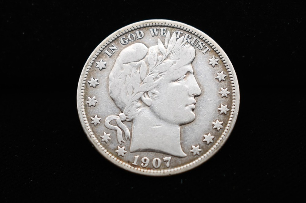 1907-D Barber Half Dollar #EB12612