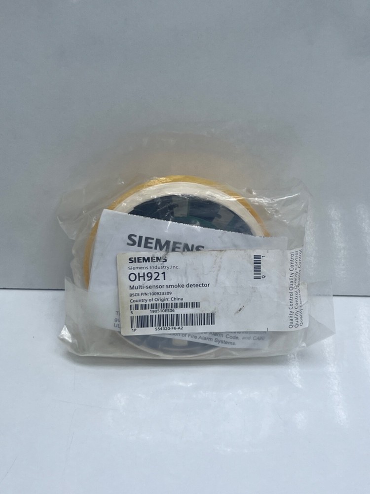 SIEMENS OH921 MULTI-SENSOR SMOKE DETECTOR