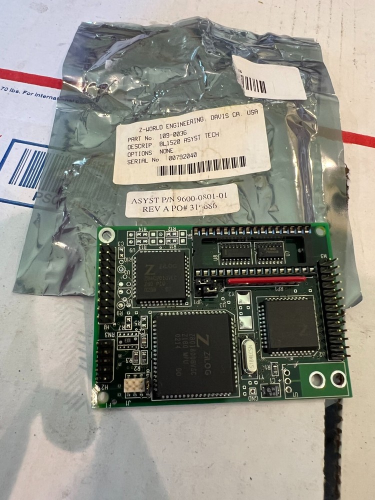 nos Module-Micro-G2 Asyst PN: 9600-0801-01 no packaging