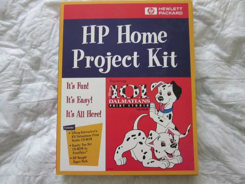 Disney's 101 Dalmations Print Studio HP Home Project Kit