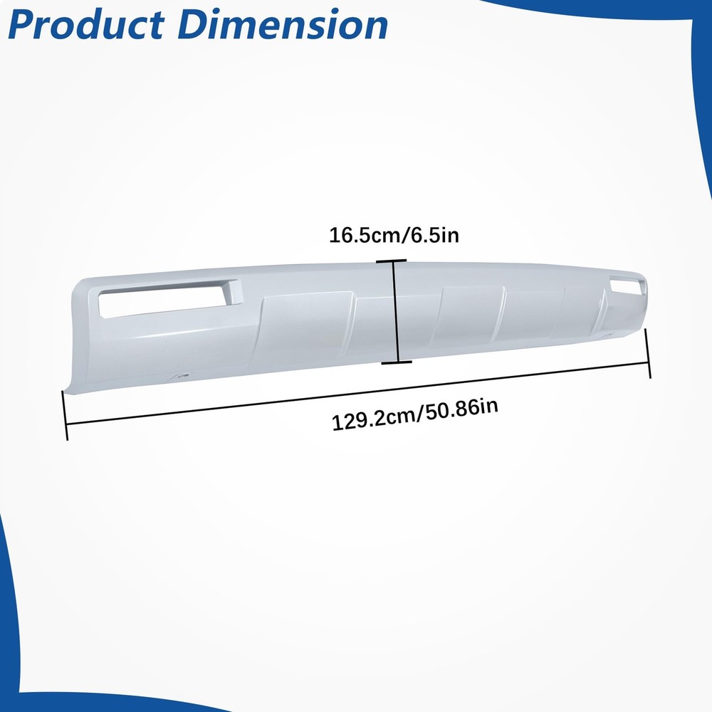 Silvery Front Lower Bumper Valance Panel for Sequoia 2023-2024