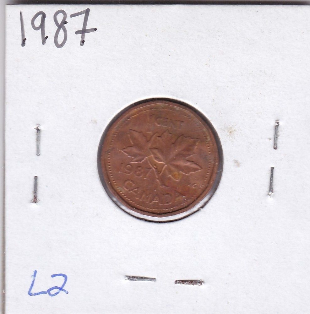 1987 Canada Cent L2