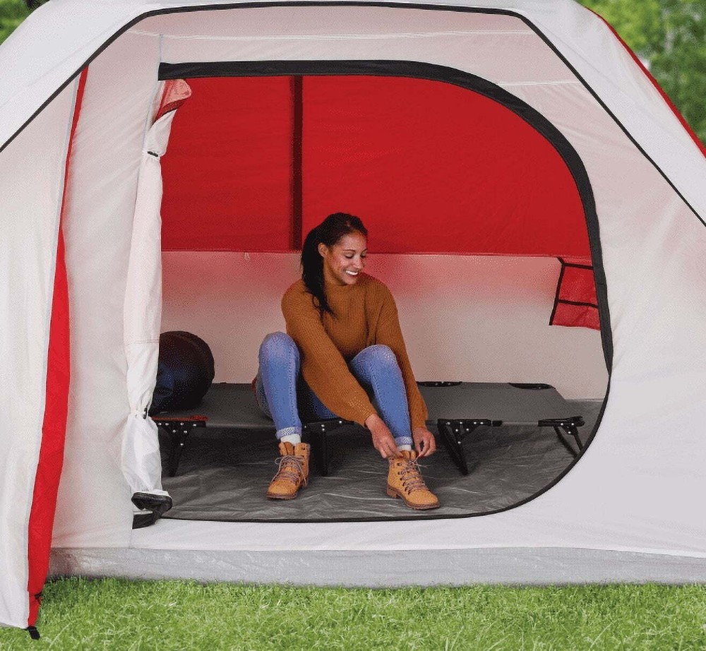 Camping Folding with Easy Setup Cot Outdoor Compact Sleeping Low Profile Cot