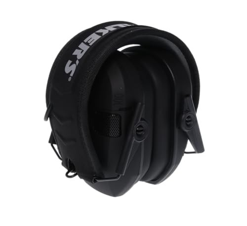 Slim Electronic Shooting Ear Muffs, Noise Cancelling, Adjustable Headband, Light