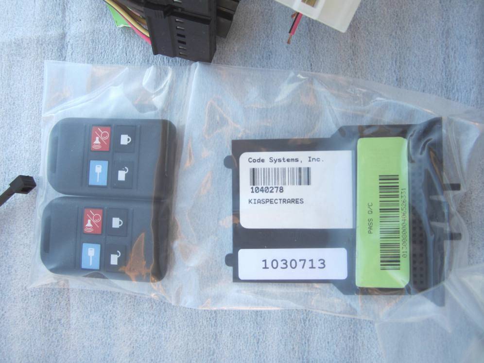 OEM 04-09 Kia Spectra Remote Control Engine Start Starter Security System Kit