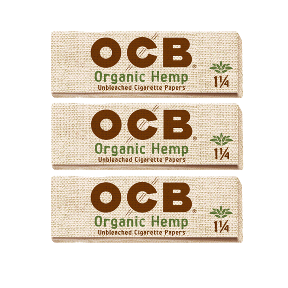 OCB Organic Hemp 1 1/4 Rolling Papers - 5 Packs