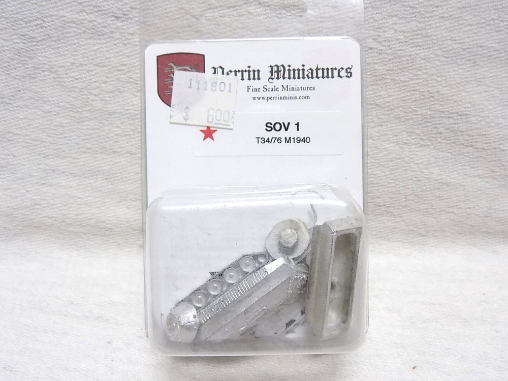 Perrin Miniatures 10mm SOV1 WWII Soviet T34/76 M1940 Tanks