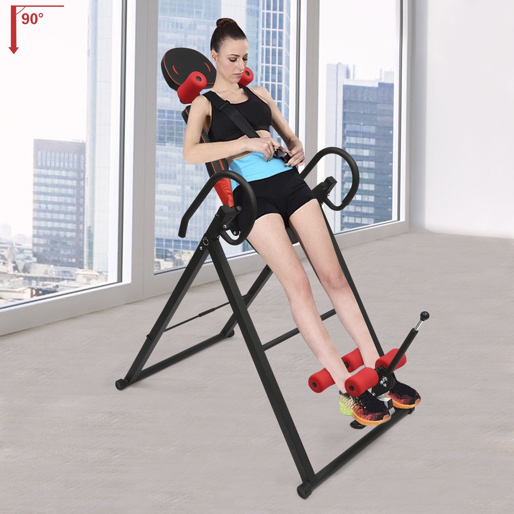 4Gear Inversion Table Load 150kg Strength Training Equipment Hang Exercise Bench