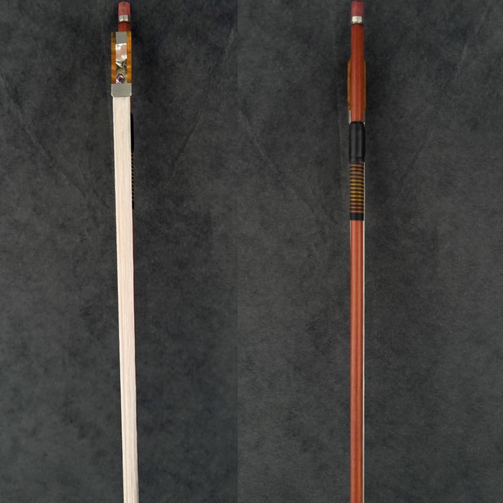 E.SARTORY Copy Pro Master Pernambuco Violin Bow 4/4 Maple Frog Nickle Light 58g