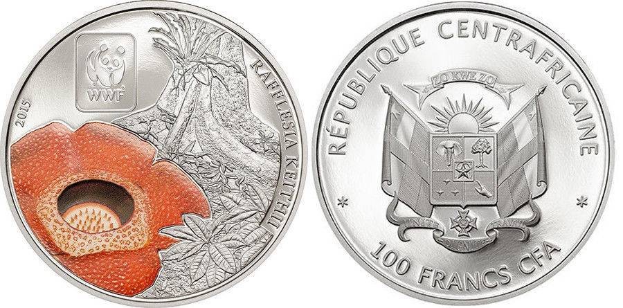 Central Africa 100 Francs, 2015, KM #21, Mint