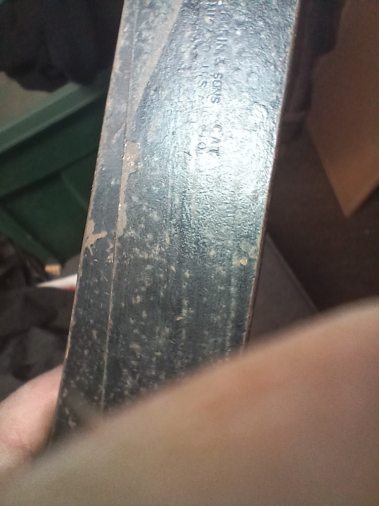 Bell System lineman gaffs Original Leather Straps -used