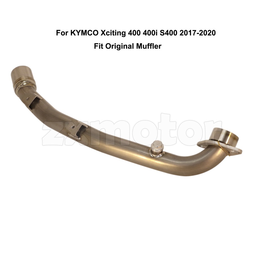 Exhausts System Header For Kymco Xciting 400 i S400 Original Muffler Titanium
