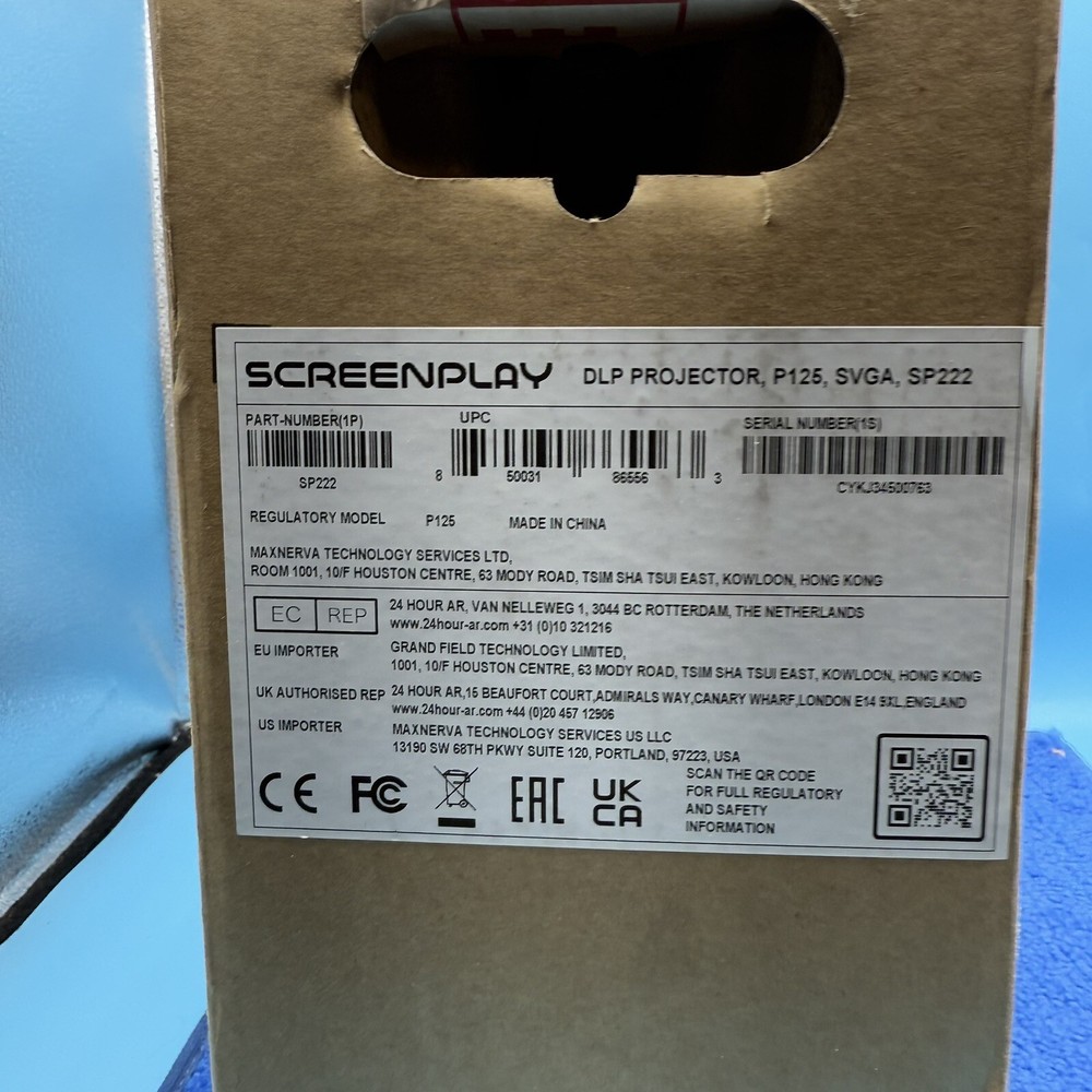 ScreenPlay SP222 3D DLP Projector - 4:3 - Portable