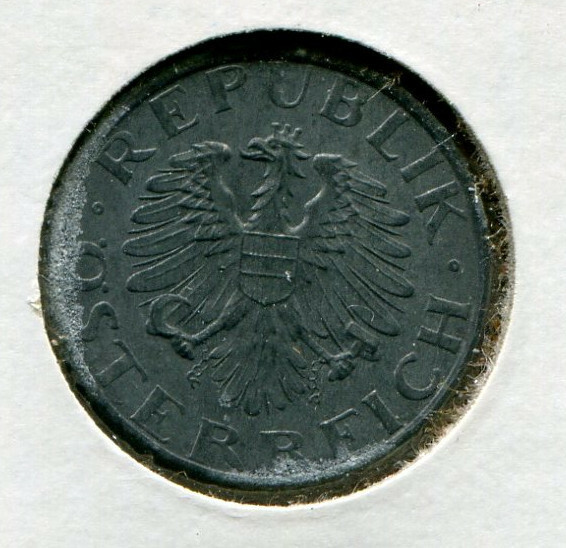 Foreign Coin - Austria - 5 Groschen 1965