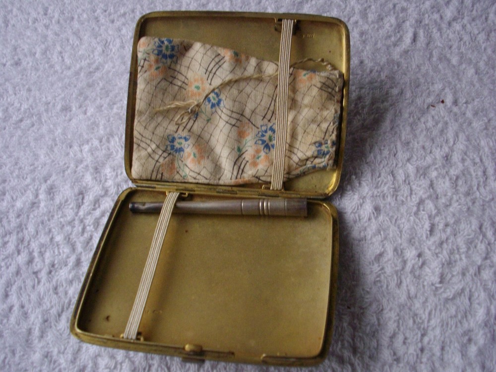 Vintage Silver Cigarette Case.Russia XIX C.