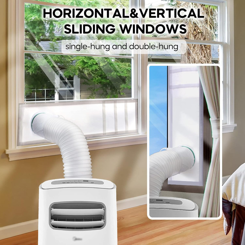 Window Seal for Portable Air Conditioner, 100% Sealing Effect AC Window
