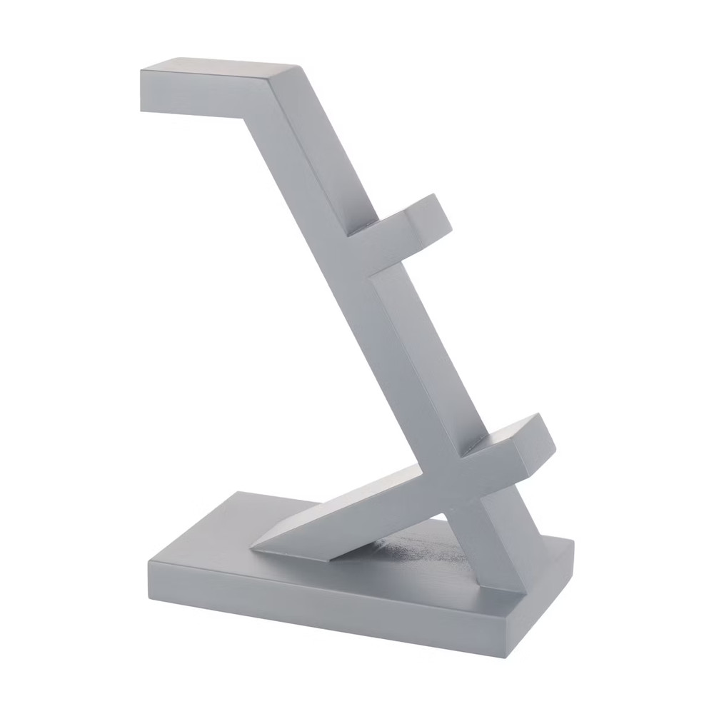 Wooden Gamer Controller & Headset Stand Grey