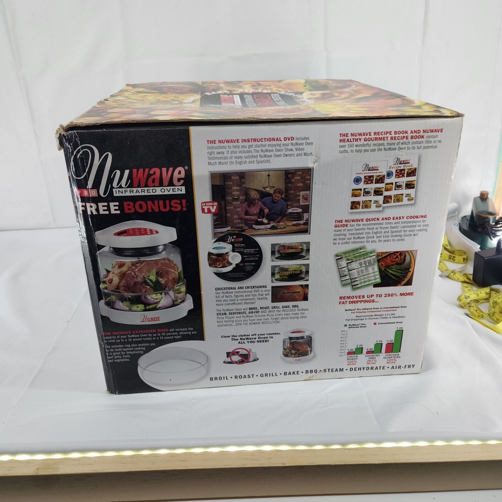 NuWave Pro Infrared Oven White Red - 20331 - New -