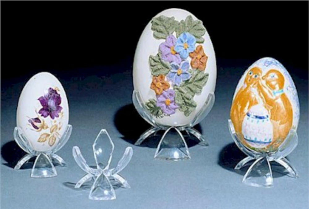 *3 Reversible 1-3/8" Tulip Display Stand For All Medium Eggs
