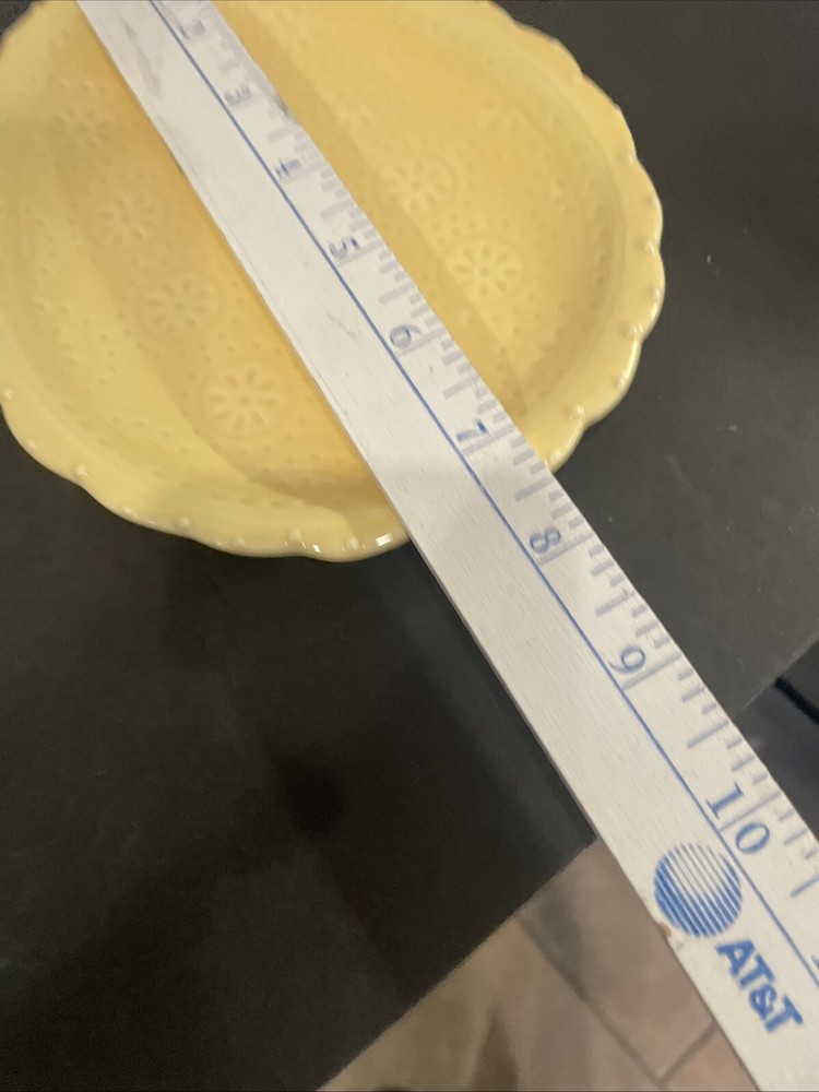 Ceramic Easter Egg Shaped Plates- Yellow And Light Blue