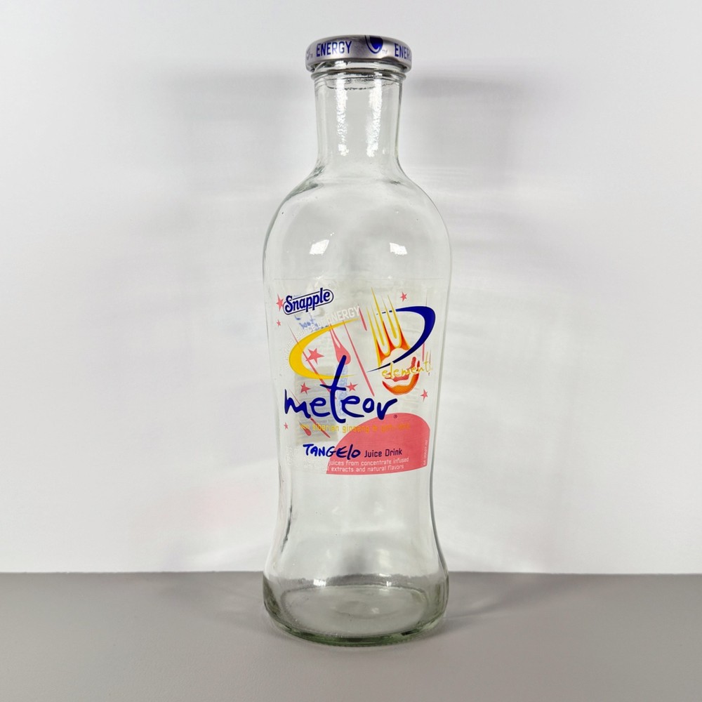 Snapple Elements Collectible Bottle - Meteor ☄️ Elements | Vintage Snapple 2000s