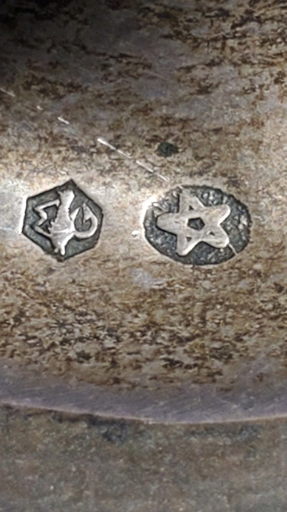 1890's solid silver Maastricht guild marked Dutch Neoclassical Candle Holders