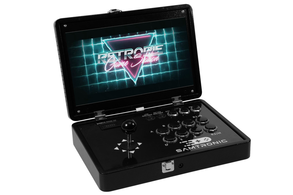 samtronic Folding 14" Game Console (Black)5000 games 2player Game Console