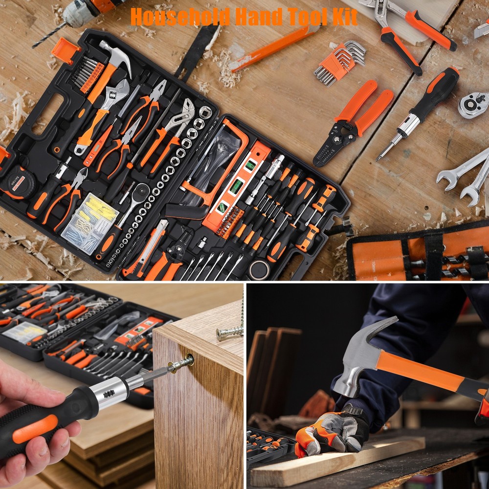 236 Piece Auto Repair Tool Combination Package, Socket Wrench Mixed Tool Set