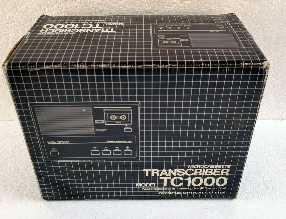 Olympus Pearlcorder TC1000 Microcassette Transcriber