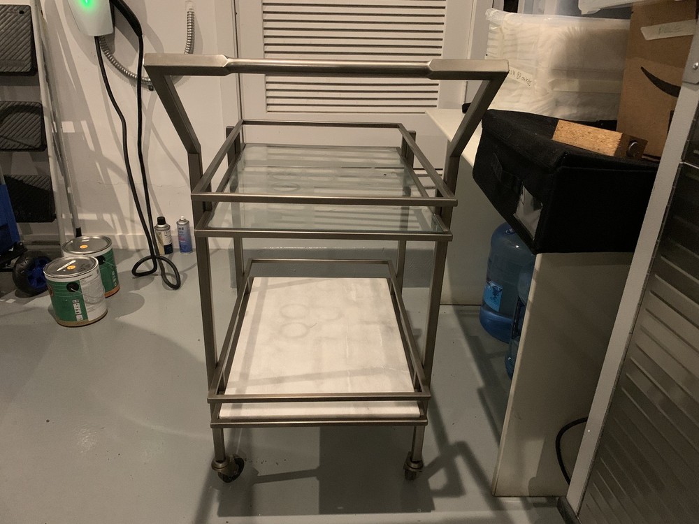 Crate & Barrel Bar Cart
