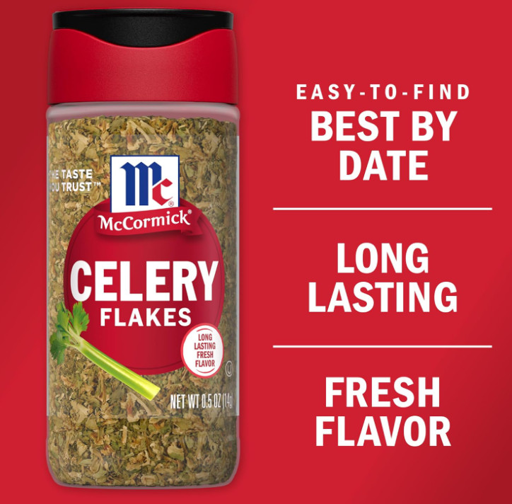 McCormick Celery Flakes, 0.5 oz