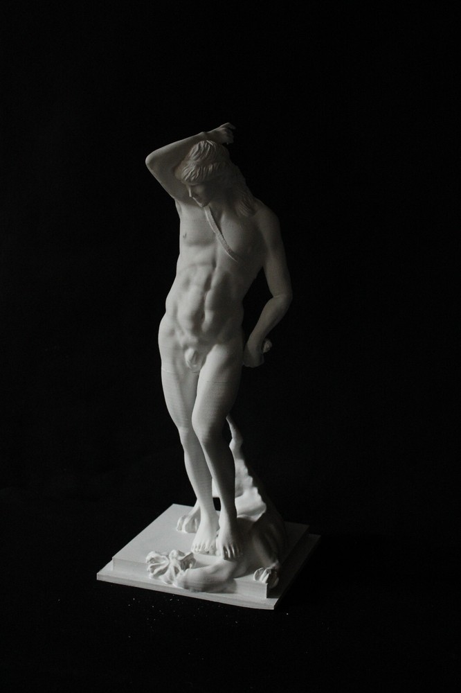 Apollo slaying Python Sculpture. ''20/50cm Big size desk gadget