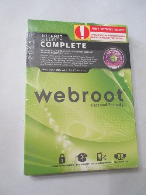 PC 2011 Webroot personal security