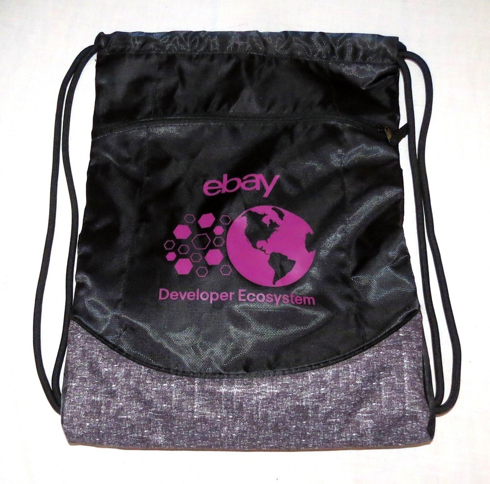 Ebay Developer Ecosystem Nylon Backpack and T-Shirt (Medium) - Unused