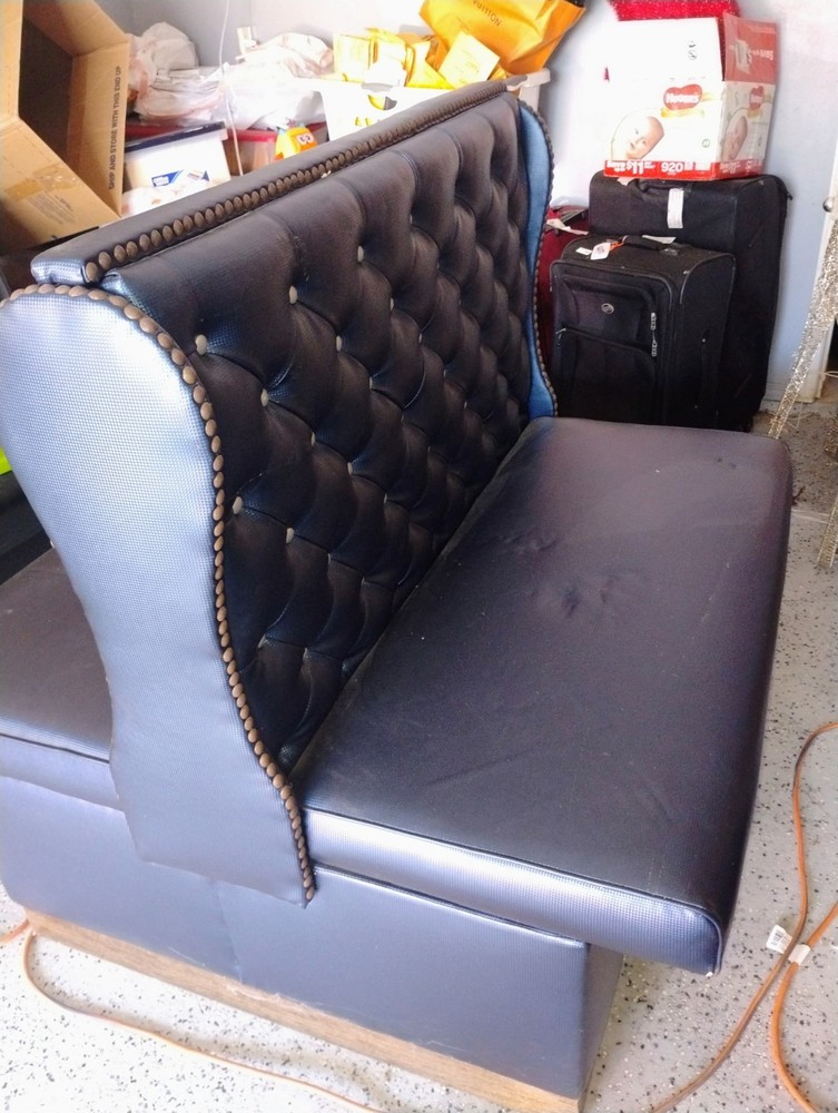 Dining chairs & Blue colored booth chairs (Used)